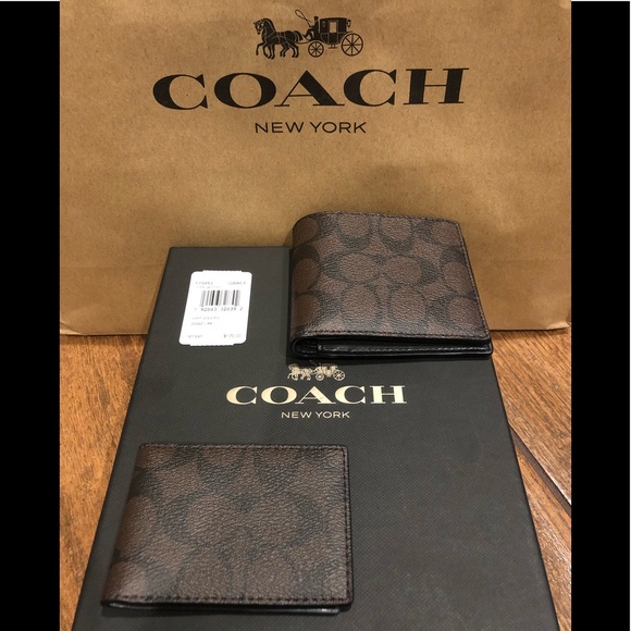 NWT Authentic Coach 3-in-1 Compact ID Wallet - Picture 6 of 6